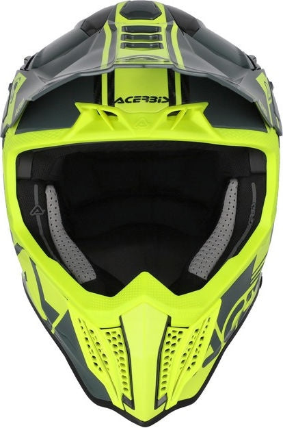 AIRSTRIKE-C HELMET, BLACK/FLUO YELLOW