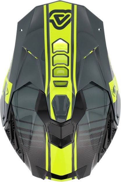 AIRSTRIKE-C HELMET, BLACK/FLUO YELLOW
