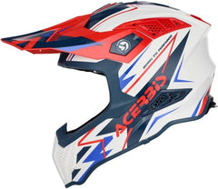 AIRSTRIKE-X HELMET, WHITE/BLUE/RED