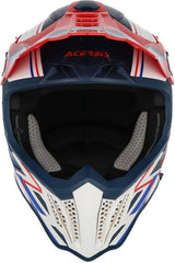 AIRSTRIKE-X HELMET, WHITE/BLUE/RED