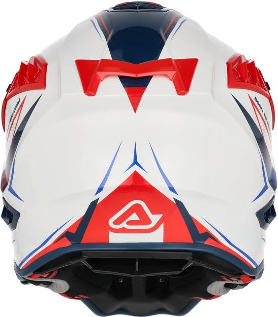 AIRSTRIKE-X HELMET, WHITE/BLUE/RED