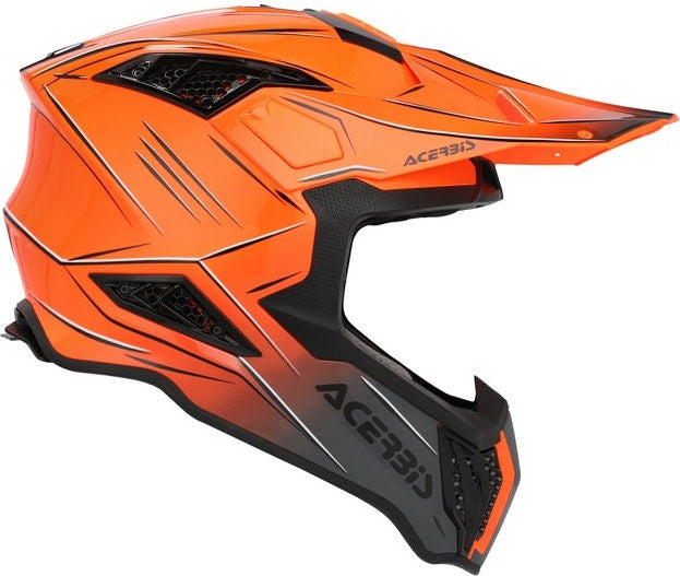 AIRSTRIKE-X HELMET, ORANGE/GREY