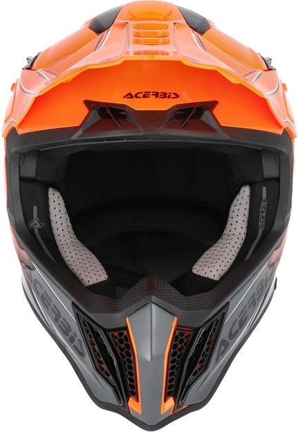 AIRSTRIKE-X HELMET, ORANGE/GREY