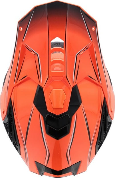 AIRSTRIKE-X HELMET, ORANGE/GREY
