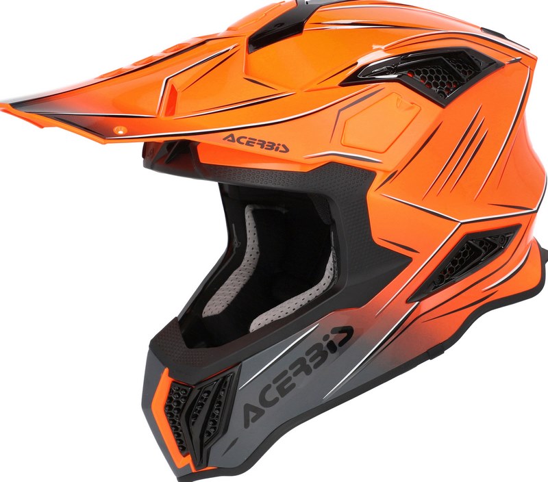 AIRSTRIKE-X HELMET, ORANGE/GREY