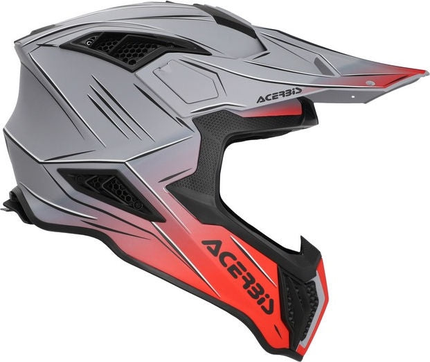 AIRSTRIKE-X HELMET, GREY/RED