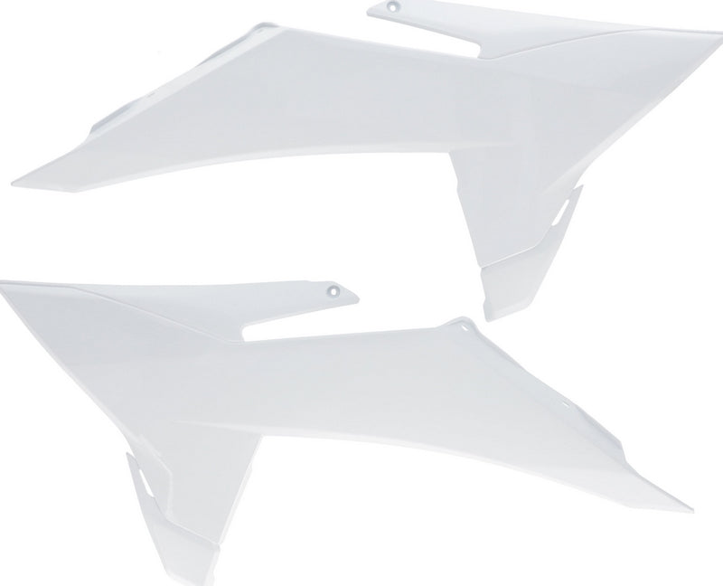 RADIATOR SCOOPS, WHITE