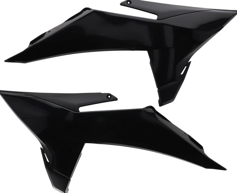 RADIATOR SCOOPS, BLACK
