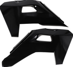 RADIATOR SCOOPS, BLACK
