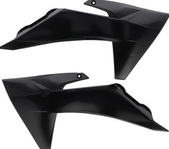 RADIATOR SCOOPS, BLACK