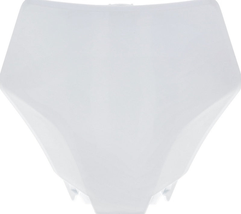 FRONT NUMBER PLATE, WHITE