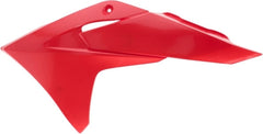 RADIATOR SCOOPS, RED