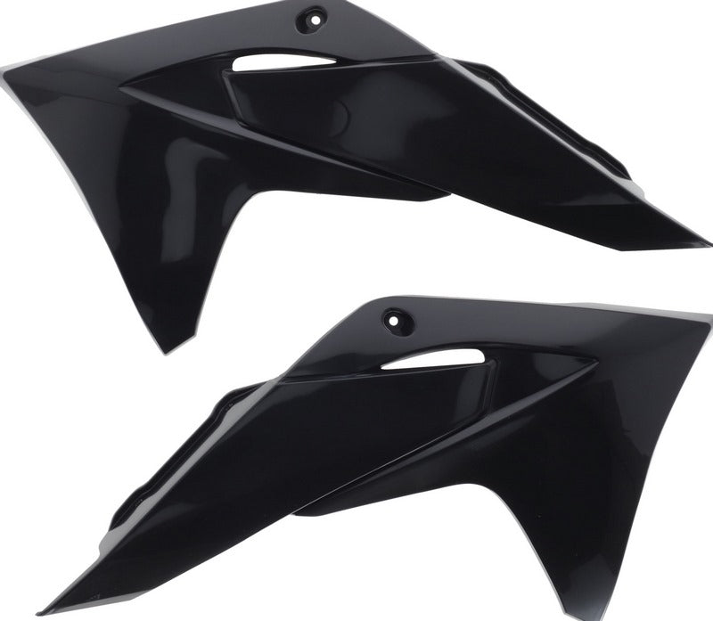 RADIATOR SCOOPS, BLACK