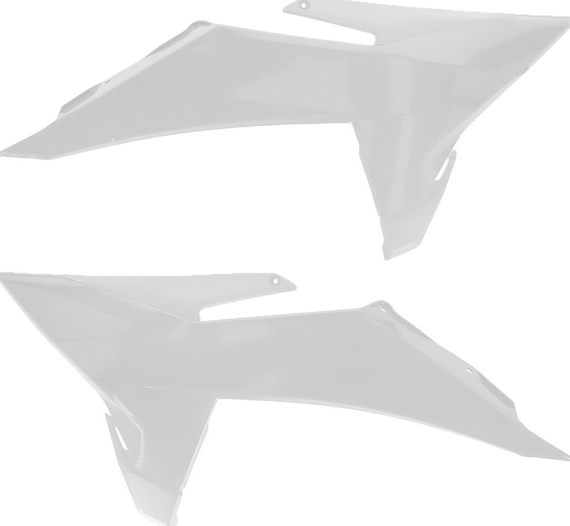 RADIATOR SCOOPS, WHITE
