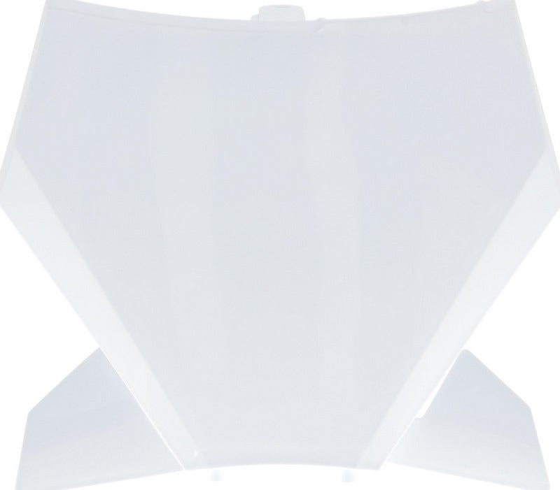 FRONT NUMBER PLATE, WHITE