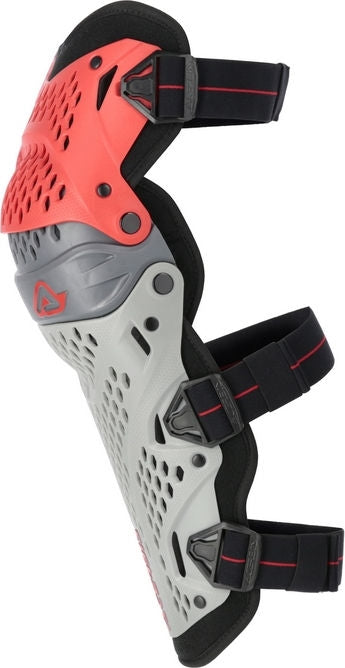 KNEE GUARD IMPACT PRO, RED/GREY