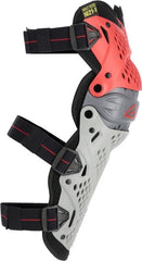 KNEE GUARD IMPACT PRO, RED/GREY