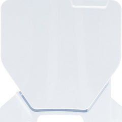 FRONT NUMBER PLATE, WHITE 2