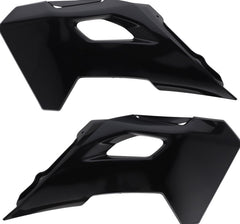 RADIATOR SCOOPS, BLACK