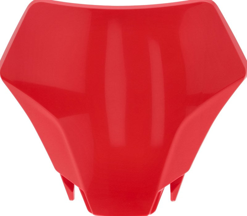 FRONT NUMBER PLATE, RED