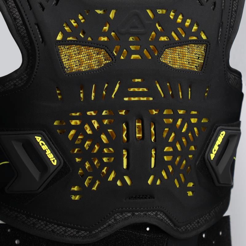 BODY ARMOUR PLASMA 2.0, BLACK/YELLOW, Size XXL