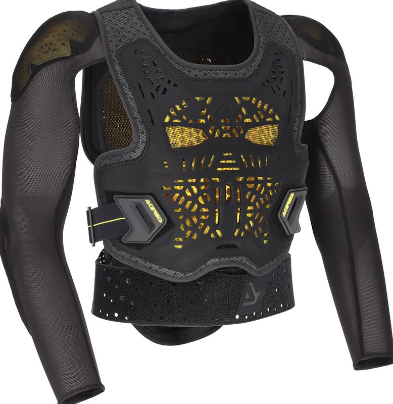 BODY ARMOUR PLASMA 2.0, BLACK/YELLOW, Size XXL