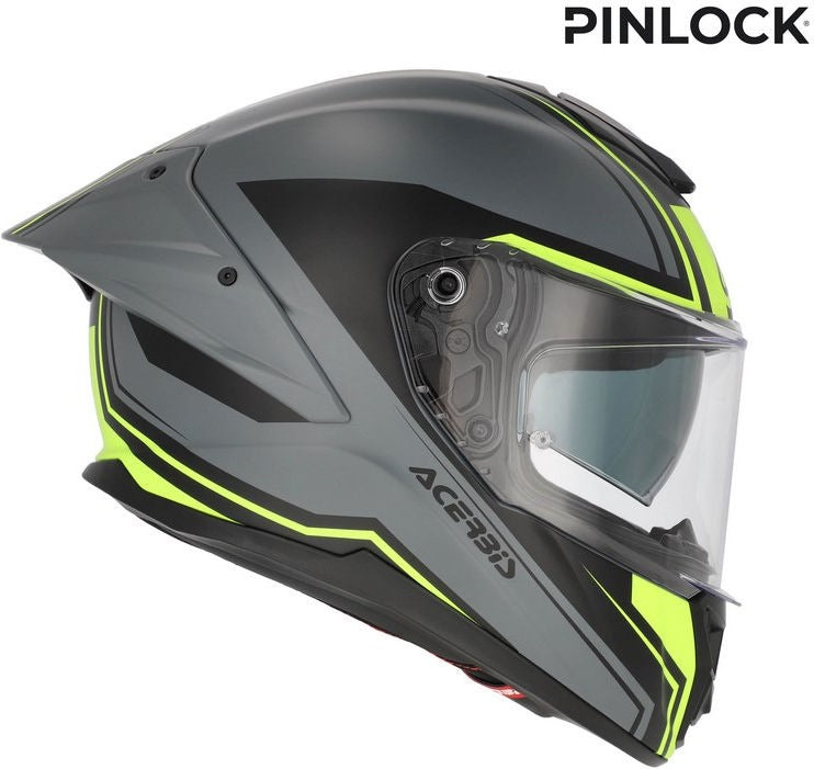 TARMAK-X HELMET, GREY/YELLOW
