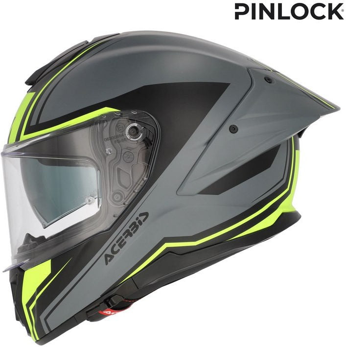 TARMAK-X HELMET, GREY/YELLOW