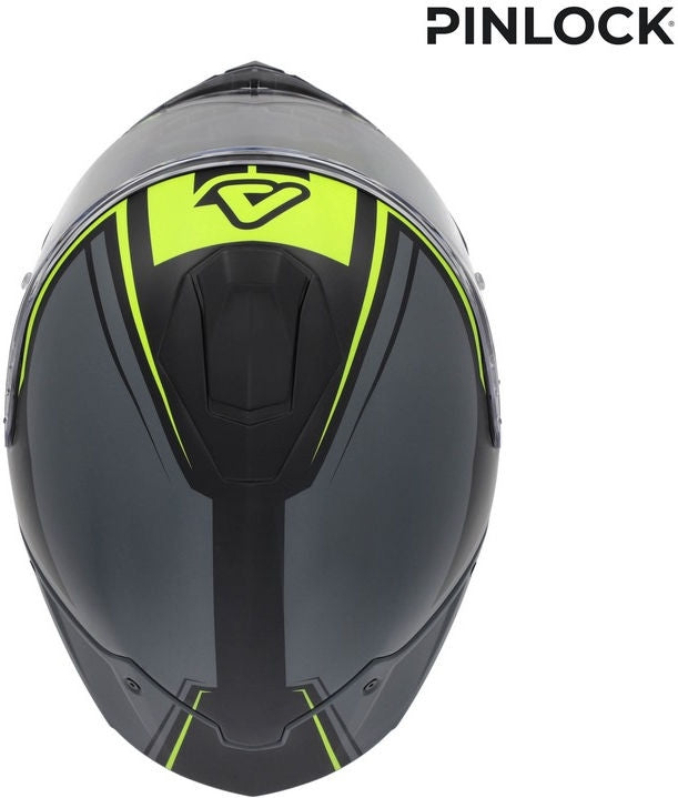 TARMAK-X HELMET, GREY/YELLOW