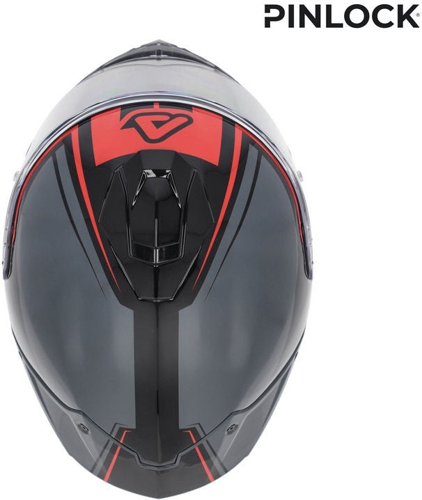 TARMAK-X HELMET, GREY/RED, Size S
