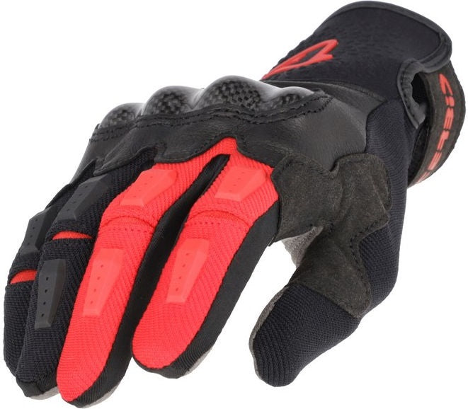 GLOVES CARBON G 5.0, BLACK/RED