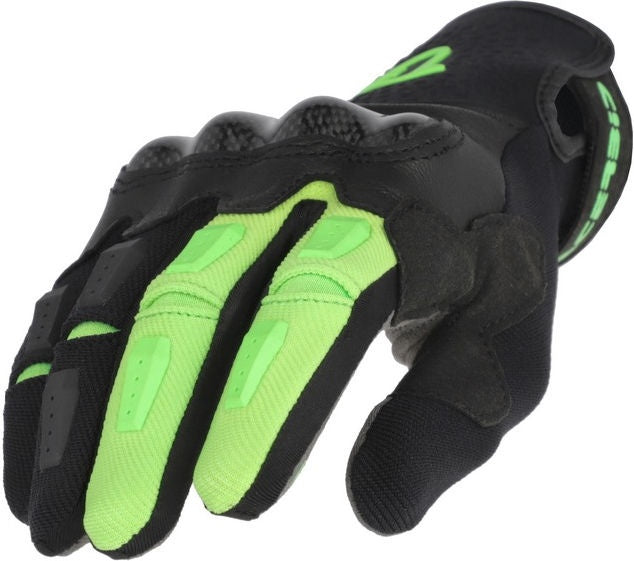 GLOVES CARBON G 5.0, BLACK/GREEN
