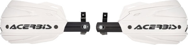 ADV TYPE D HANDGUARDS, WHITE/BLACK