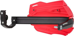 ADV TYPE D HANDGUARDS, RED/BLACK