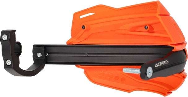 ADV TYPE E HANDGUARDS, ORANGE/BLACK