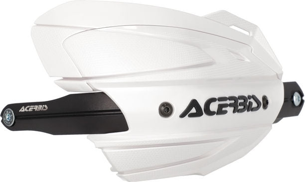 ADV TYPE E HANDGUARDS, WHITE/BLACK