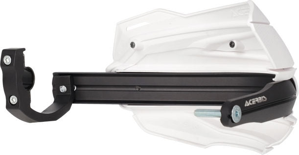 ADV TYPE E HANDGUARDS, WHITE/BLACK