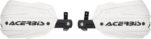 ADV TYPE E HANDGUARDS, WHITE/BLACK