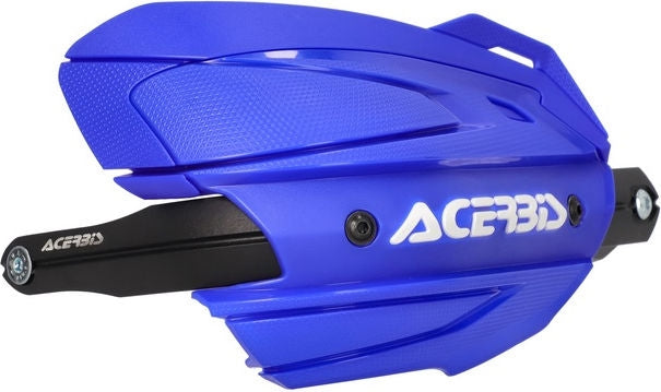 ADV TYPE E HANDGUARDS, BLUE/WHITE