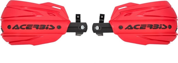 ADV TYPE E HANDGUARDS, RED/BLACK