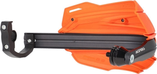 ADV TYPE C HANDGUARDS, ORANGE/BLACK