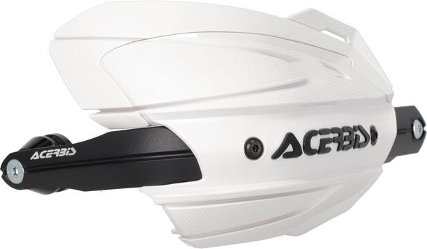 ADV TYPE C HANDGUARDS, WHITE/BLACK