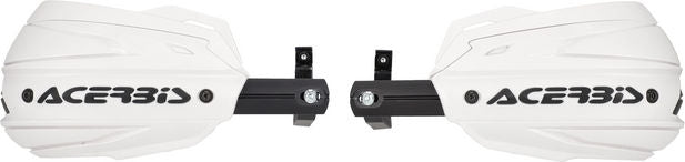 ADV TYPE C HANDGUARDS, WHITE/BLACK