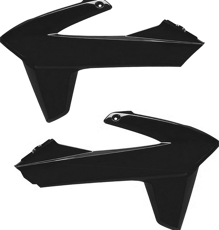 RADIATOR SCOOPS, BLACK