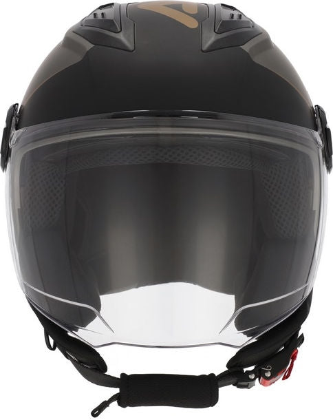 JET LEVANTE HELMET, GREY/BRONZE
