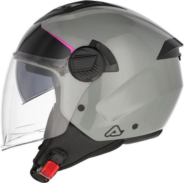 JET LEVANTE HELMET, GREY/PINK, Size L