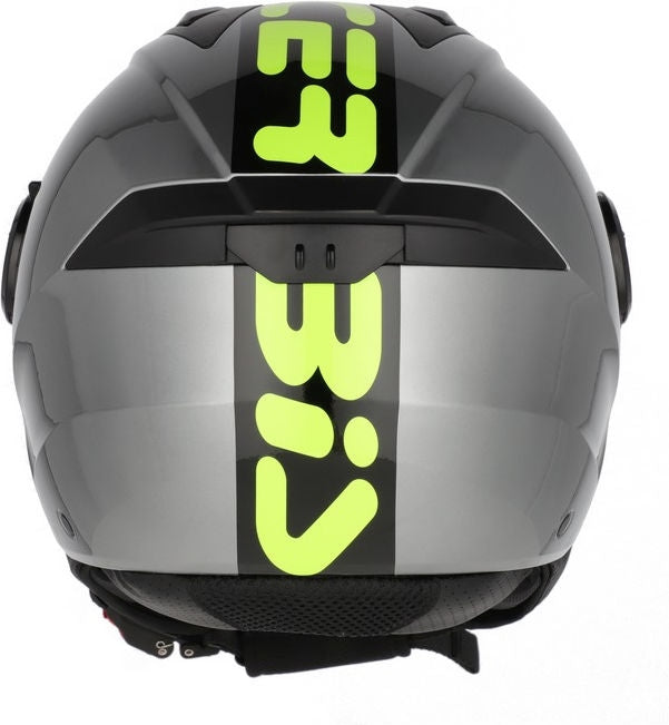 JET LEVANTE HELMET, GREY/YELLOW, Size XS