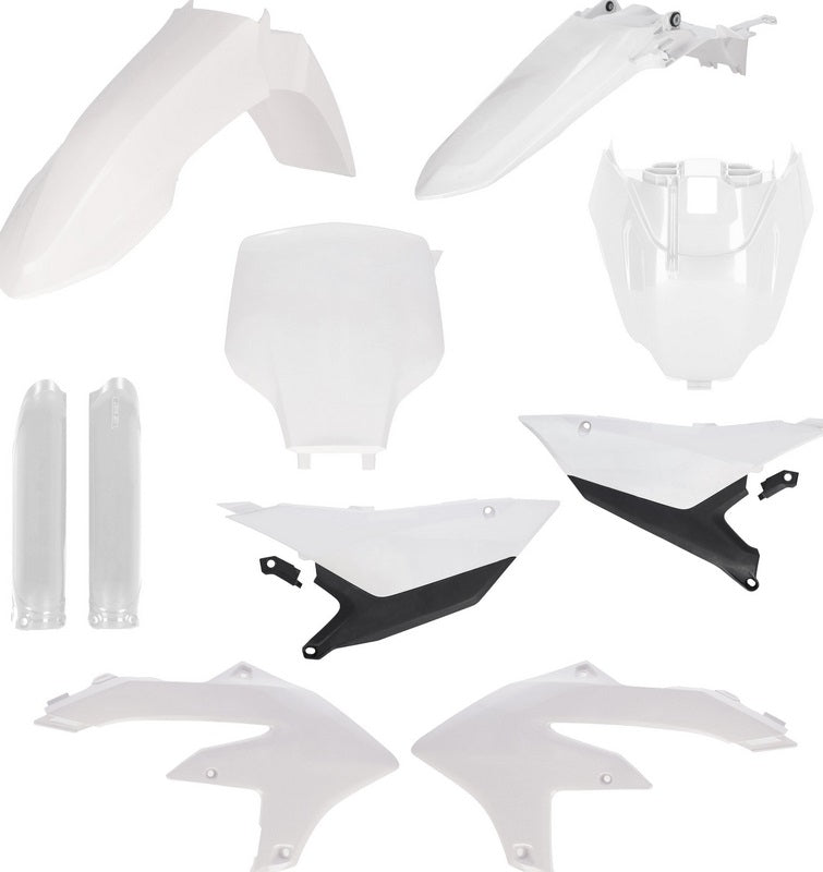 FULL PLASTIC KIT, WHITE/BLACK