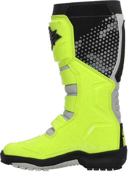 ARTIGLIO BOOTS, FLUORESCENT YELLOW/WHITE