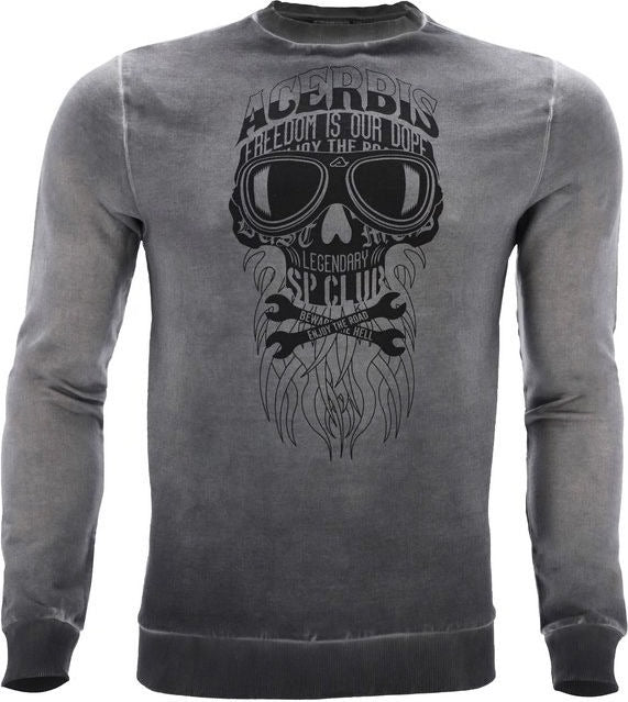 SWEATSHIRT SP CLUB ROADRACE, GRAPHITE